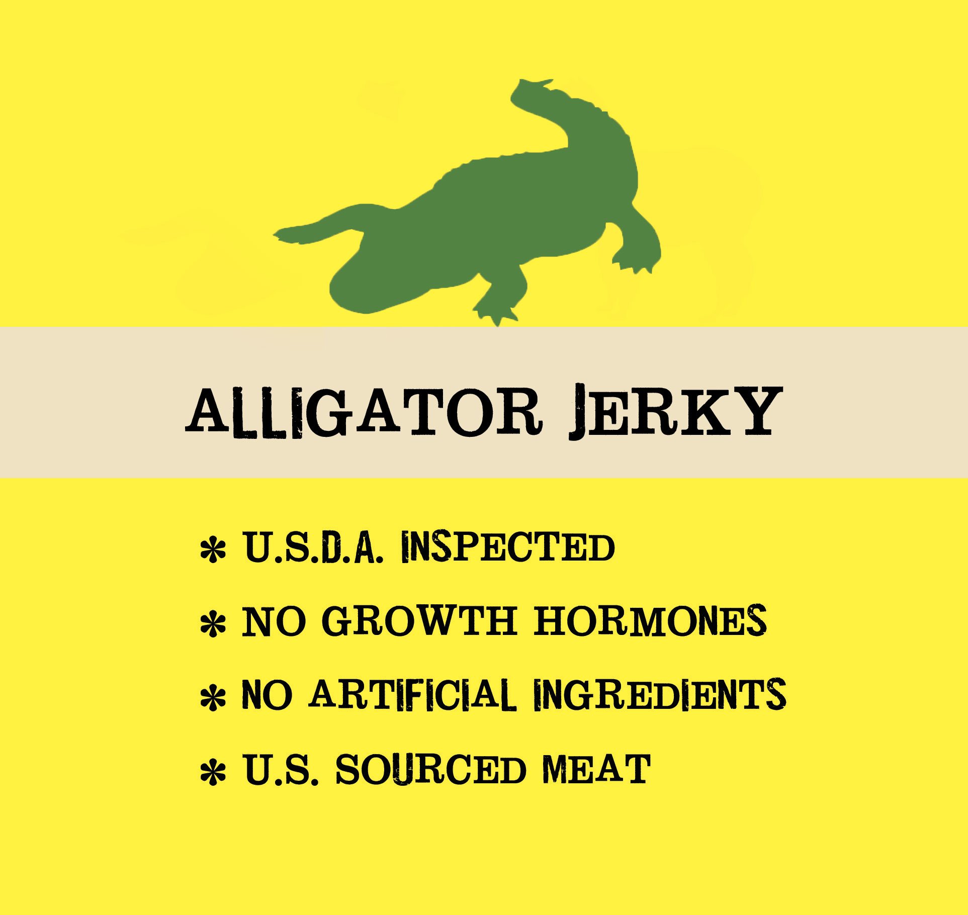 Premium Alligator Jerky - Wild Game Meat Snacks | High-Protein, All-Natural, No Preservatives | Healthy Protein Snacks for Adults | 1.75 oz (3-Pack) | Perfect for Camping, Hiking & Keto Diet