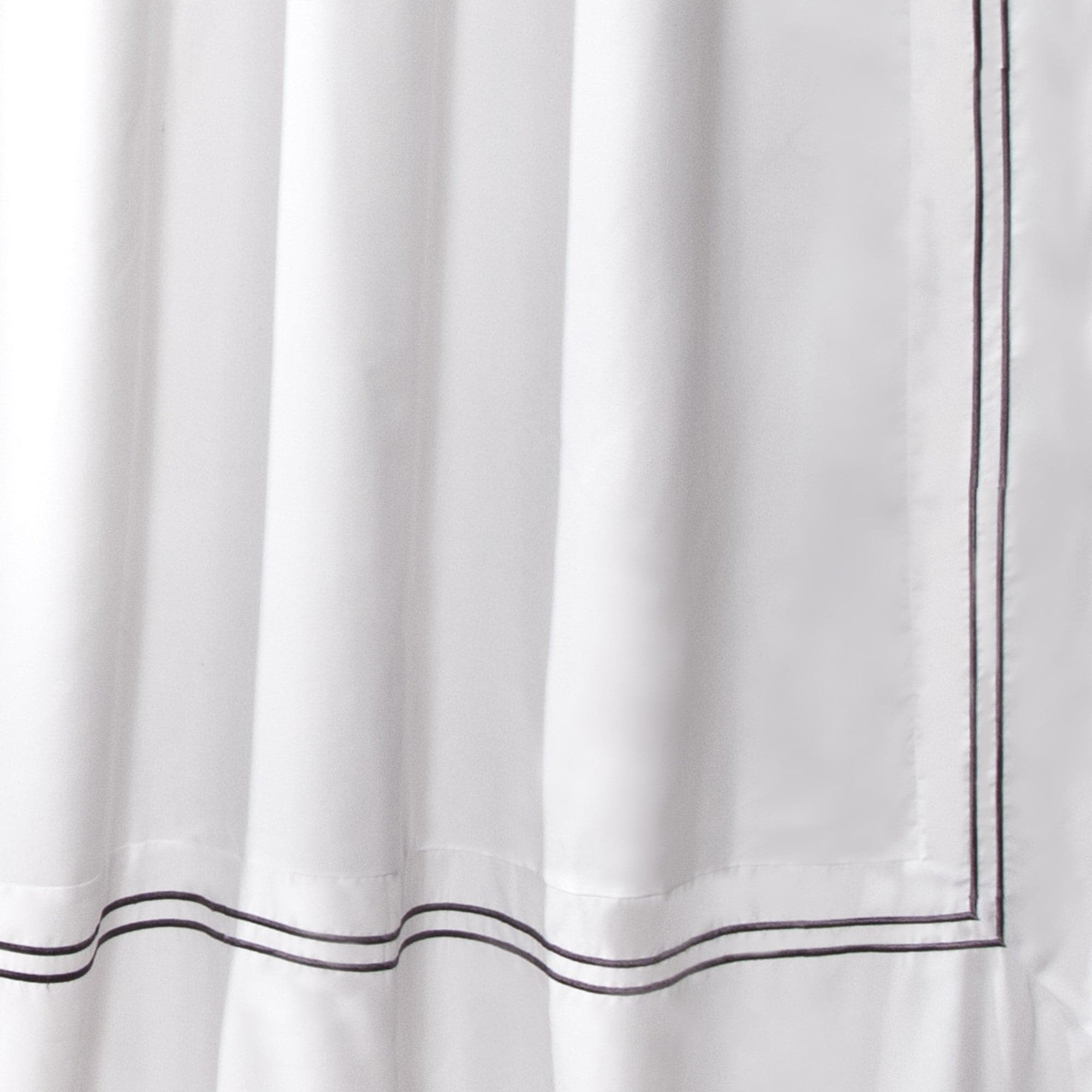 Luxury Hotel Collection Shower Curtain - Waterproof Fabric Bathroom Curtain with Hooks, Elegant Home Decor for Master Bath & Guest Bathroom - Perfect for Spa-Like Experience