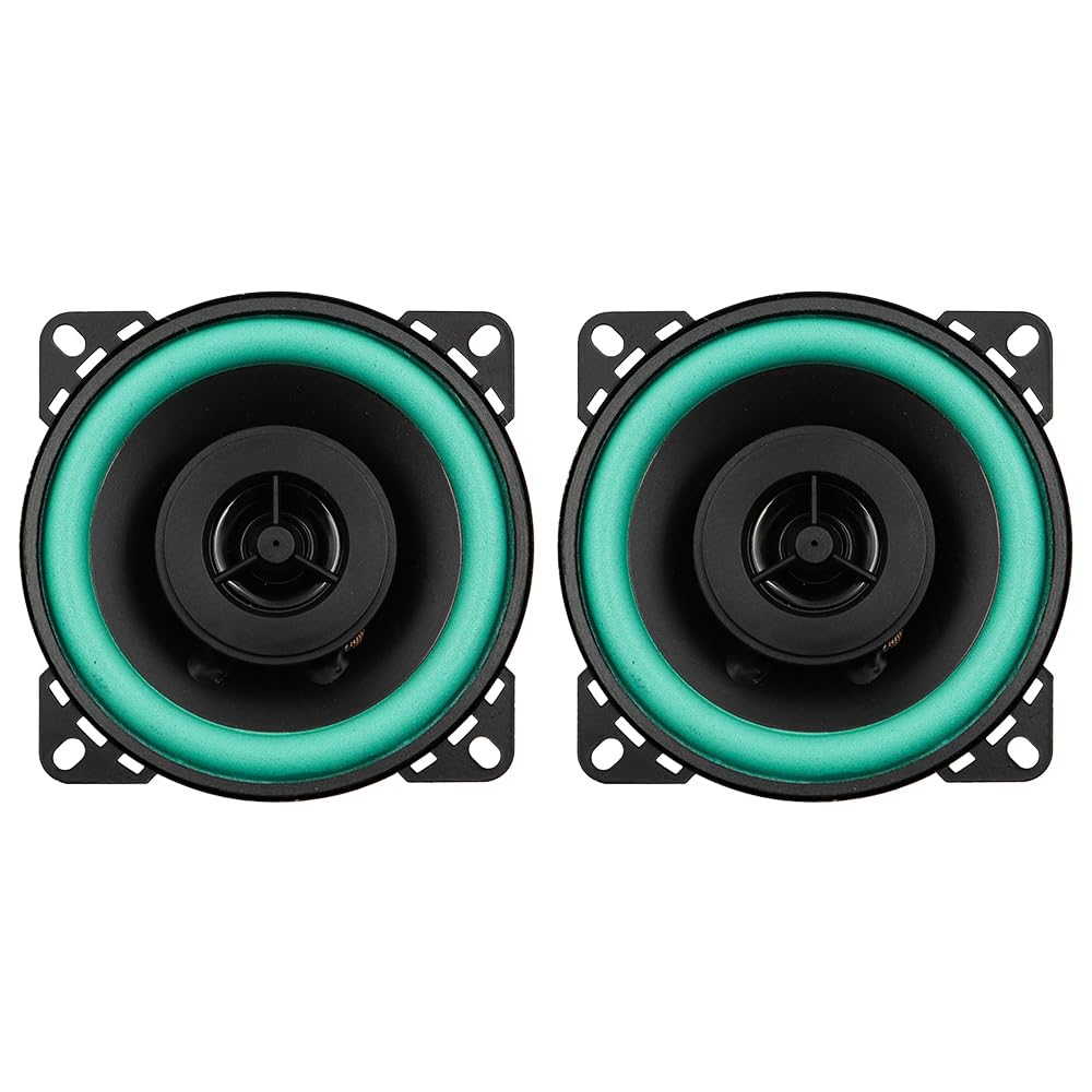 DollaTek 2PCS 4 Inch 40W Coaxial Car Audio Speakers - HiFi Full Range Frequency for Enhanced Car Sound System, Ideal for Sedans, SUVs, and Trucks