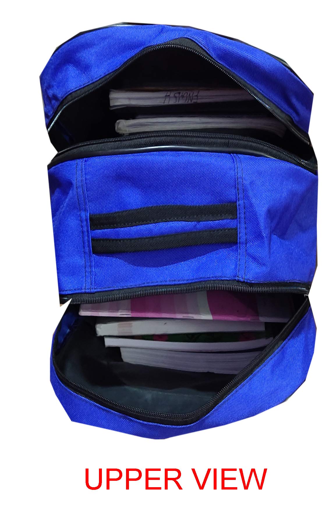 Durable APS Special Matty Fabrics School Backpack for Kids Grades 3-7 | Blue & Black Water-Resistant Bookbag | Perfect for School, Travel & Daily Use