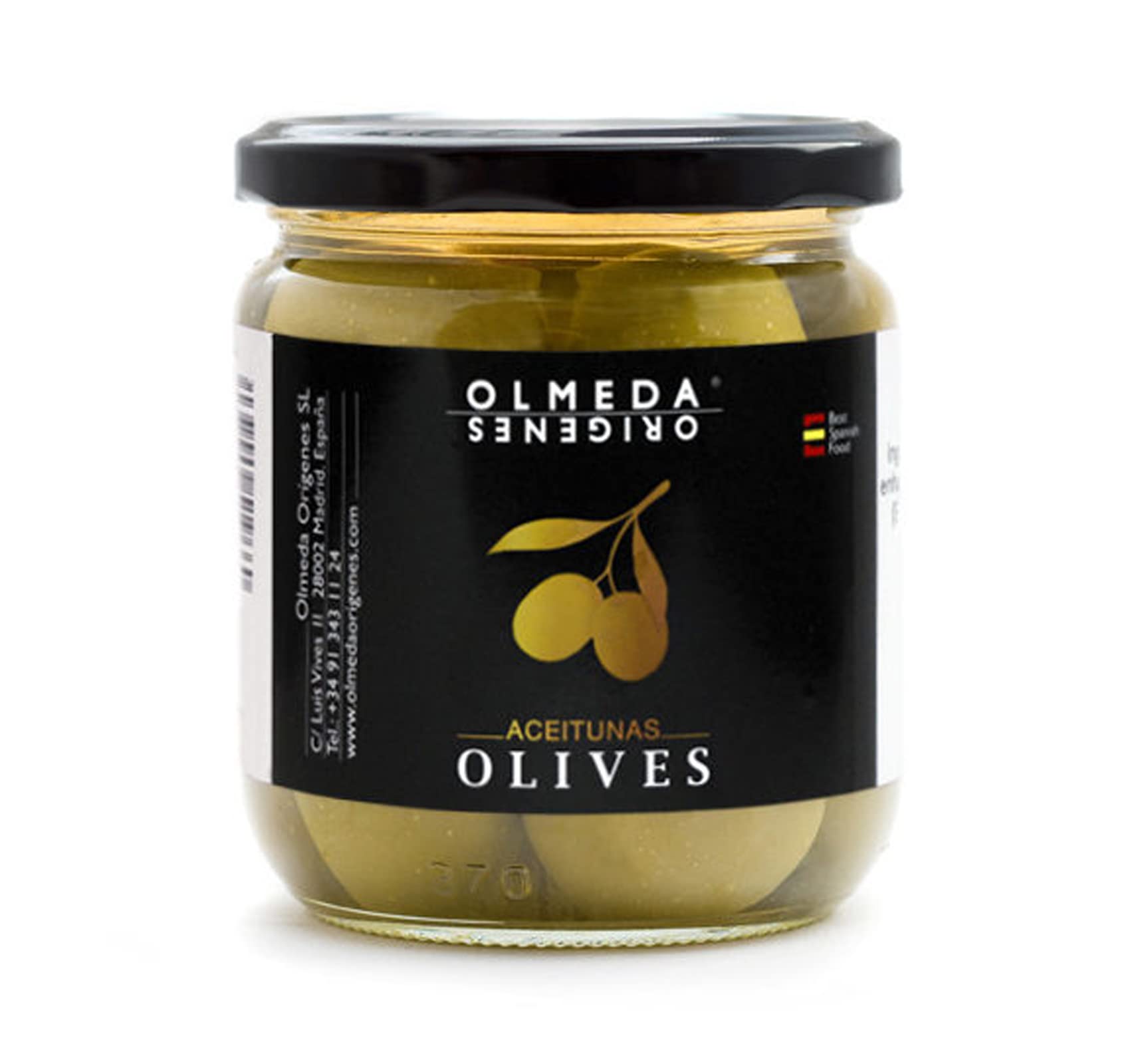 Premium Unpitted Gordal Olives - Large Spanish Green Olives for Salads, Charcuterie Boards & Mediterranean Recipes