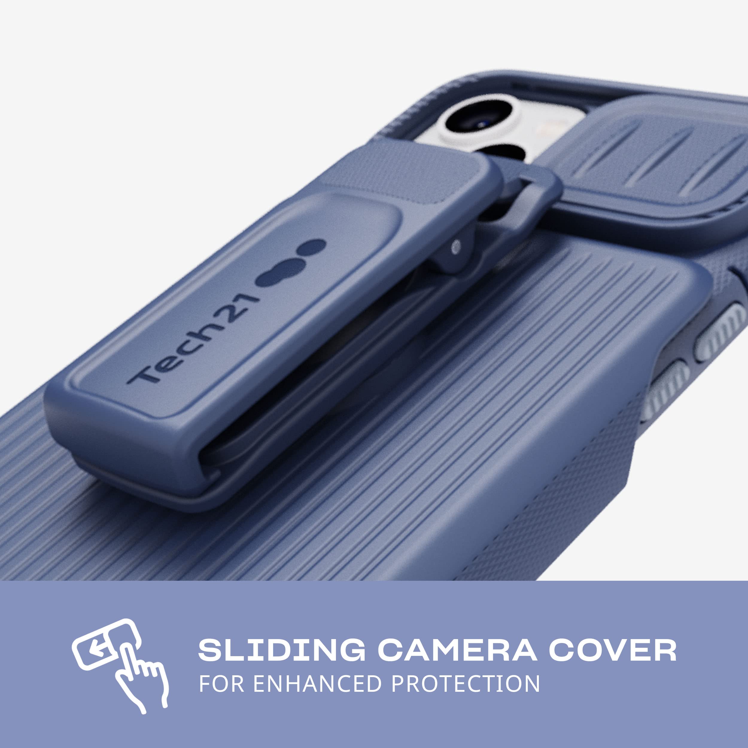 Tech21 iPhone 14 Plus Evo Max MagSafe Compatible Case - Durable Shockproof Rugged Phone Cover with Holster & 20ft Drop Protection | Perfect for Outdoor Adventures, Construction Work & Active Lifestyles