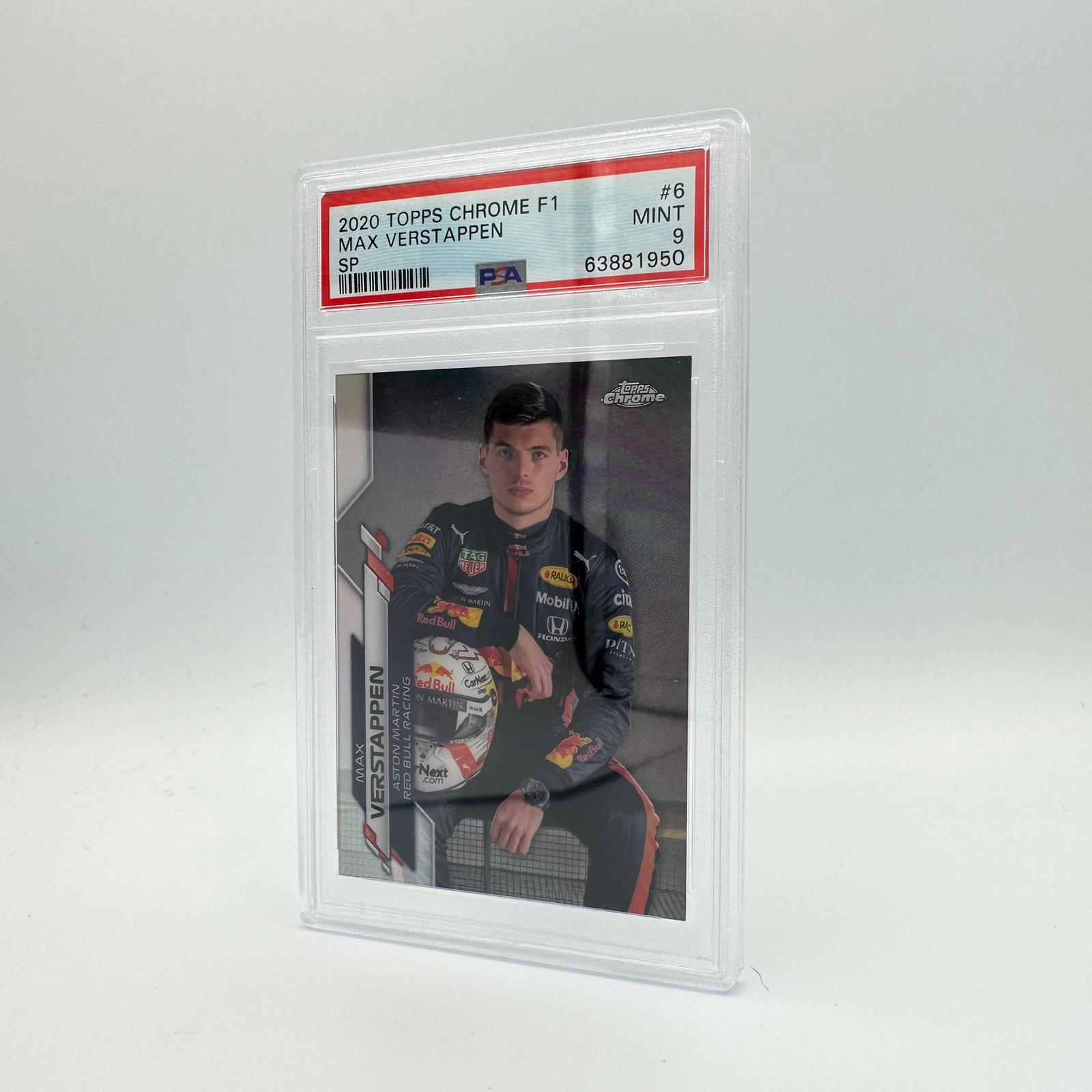 PSA 9 Graded Max Verstappen SP Image Variation #6 - Rare Trading Card for Collectors, Sports Memorabilia Enthusiasts & F1 Racing Fans - Perfect for Display, Investment & Trading Card Games
