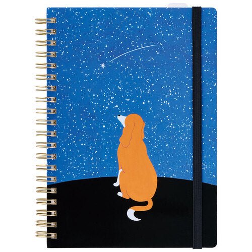 HITOTOKI Ringed Notebook - Premium Spiral Bound Journal for Writing & Note Taking - Ideal for Office, School & Creative Projects - by KING JIM