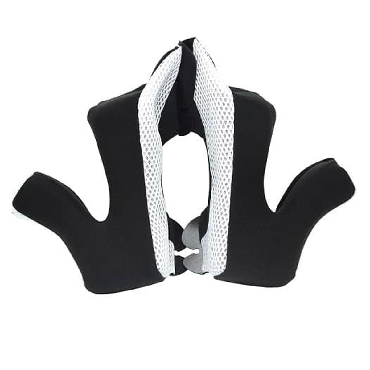 Airoh Twist 2.0 Helmet Cheek Pads - Black & White Replacement Cushions for Motorcycle & Racing Helmets | Enhanced Comfort & Safety for Riders