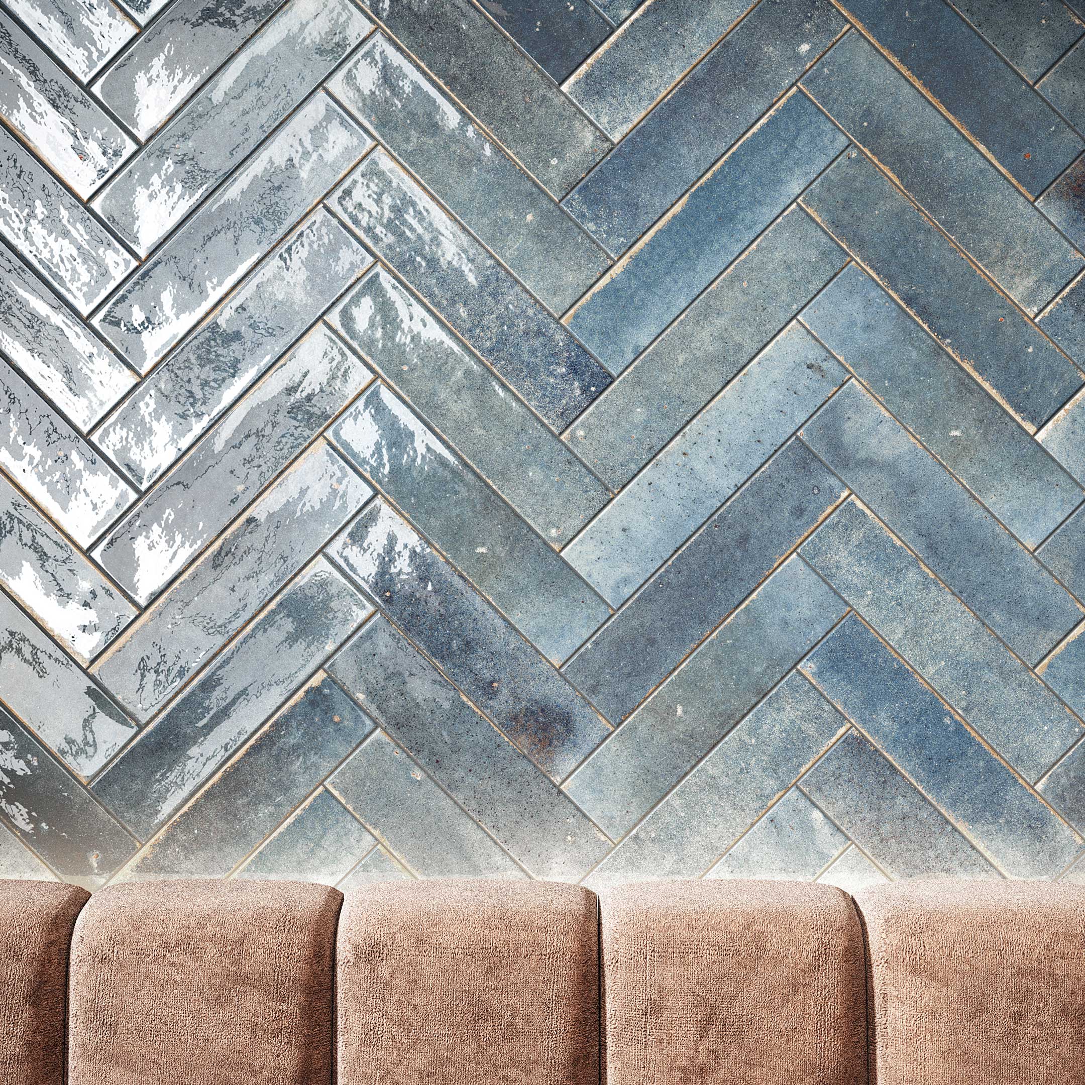Chelsea Soho Zellige Porcelain Tile - Handmade Glazed Ceramic Wall & Floor Tiles - Perfect for Kitchen Backsplash, Bathroom & Pool Designs in Orange County