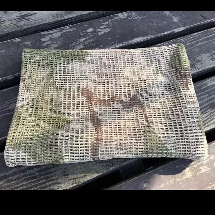 Sniper Veil Camo Mesh Tactical Scarf - Military Grade Concealment Scarf for Hunting, Airsoft & Outdoor Survival Gear | Perfect for Snipers, Hunters & Tactical Enthusiasts