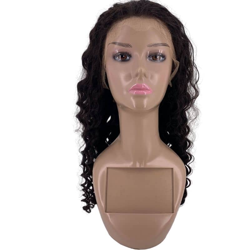 13x4 HD Lace Front Human Hair Wig - Deep Wave Brazilian Hair with Natural Hairline for Women | Perfect for Daily Wear, Parties & Special Occasions
