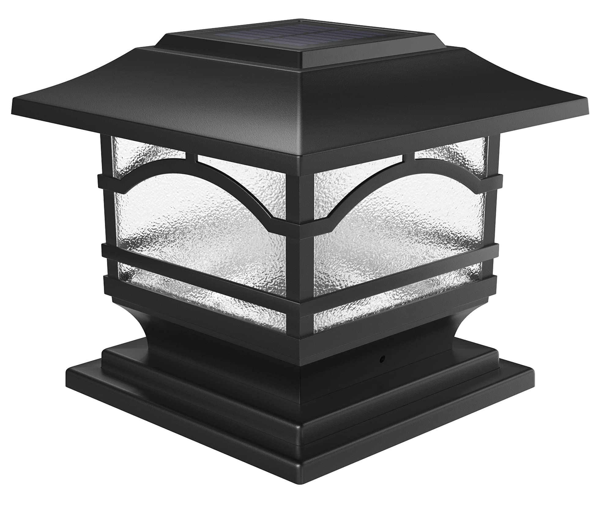 Davinci Lighting Edison & Premium Solar Post Cap Lights (1 Pack Each) - Slate Black | Outdoor Pathway & Garden Lighting for Patio, Deck, and Driveway