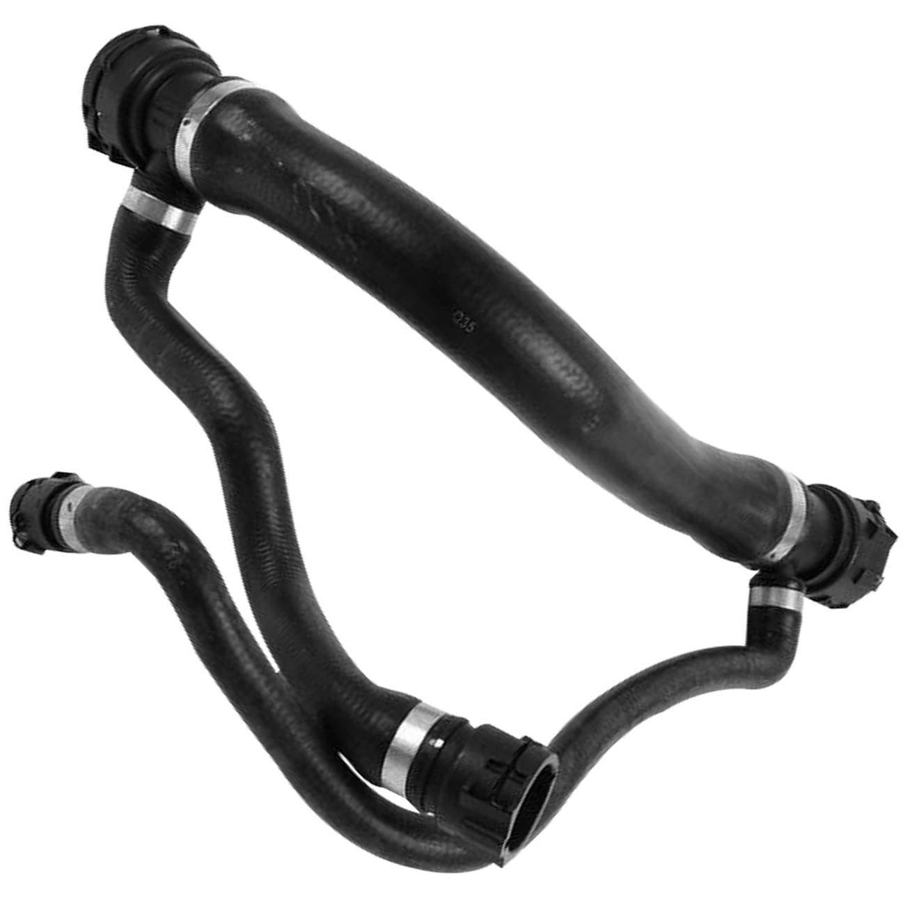 KT 17127526954 Radiator Upper Engine Coolant Hose - 1PC Replacement Part for Car Cooling System - Perfect for Engine Overheating Prevention & Maintenance