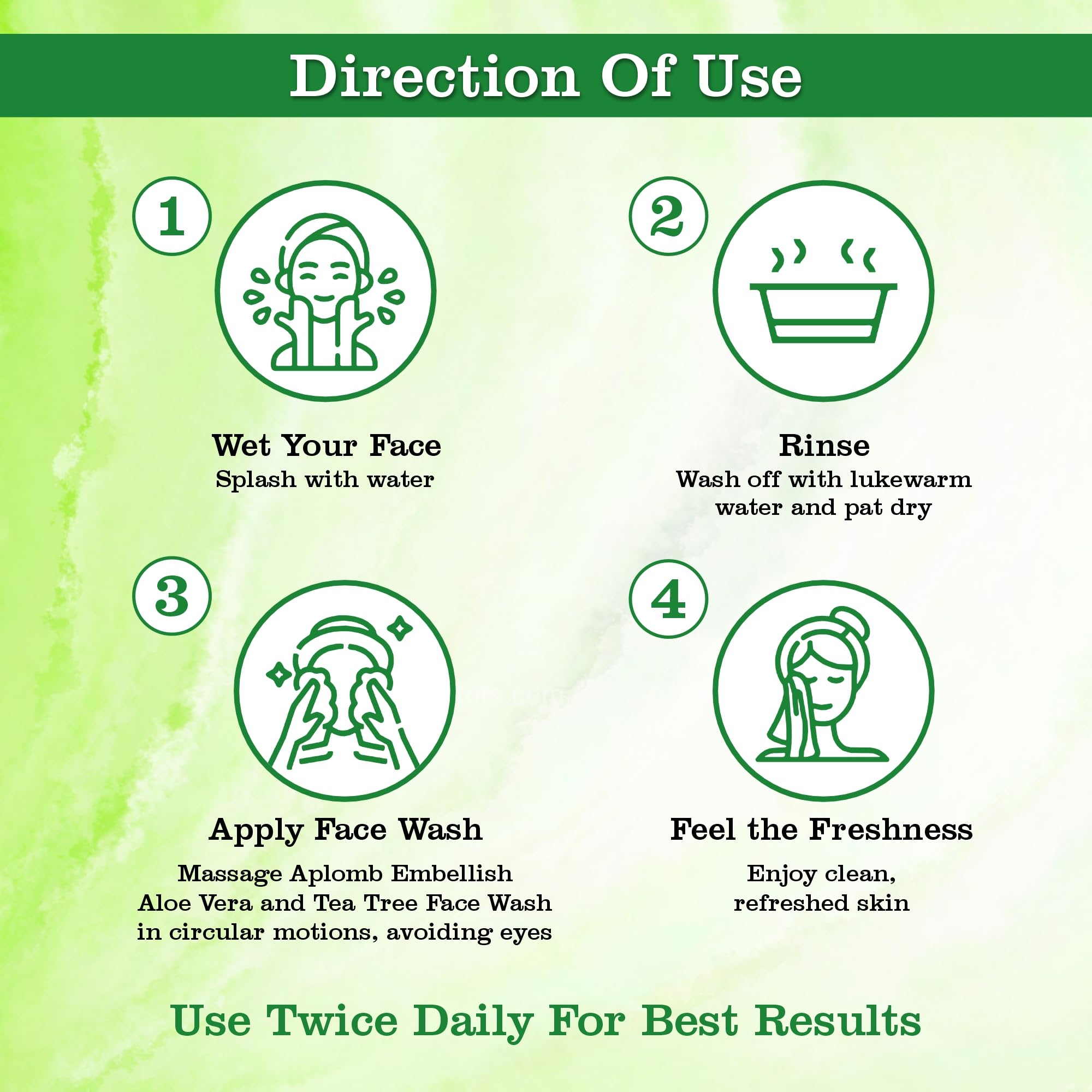 Tea Tree Face Wash with Aloe Vera & Neem Extract - Deep Cleansing, Acne & Oil Control for All Skin Types | Paraben-Free, 60ml | Promotes Glow & Radiance | Perfect for Daily Skincare & Blemish-Prone Skin