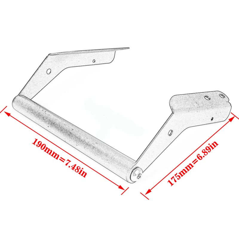 Universal Motorcycle Phone Mount Holder - GPS Navigation Bracket Stand for Kawasaki Versys 1000 (2019-2022) | Waterproof & Shockproof | Perfect for Adventure Riding, Commuting & Road Trips