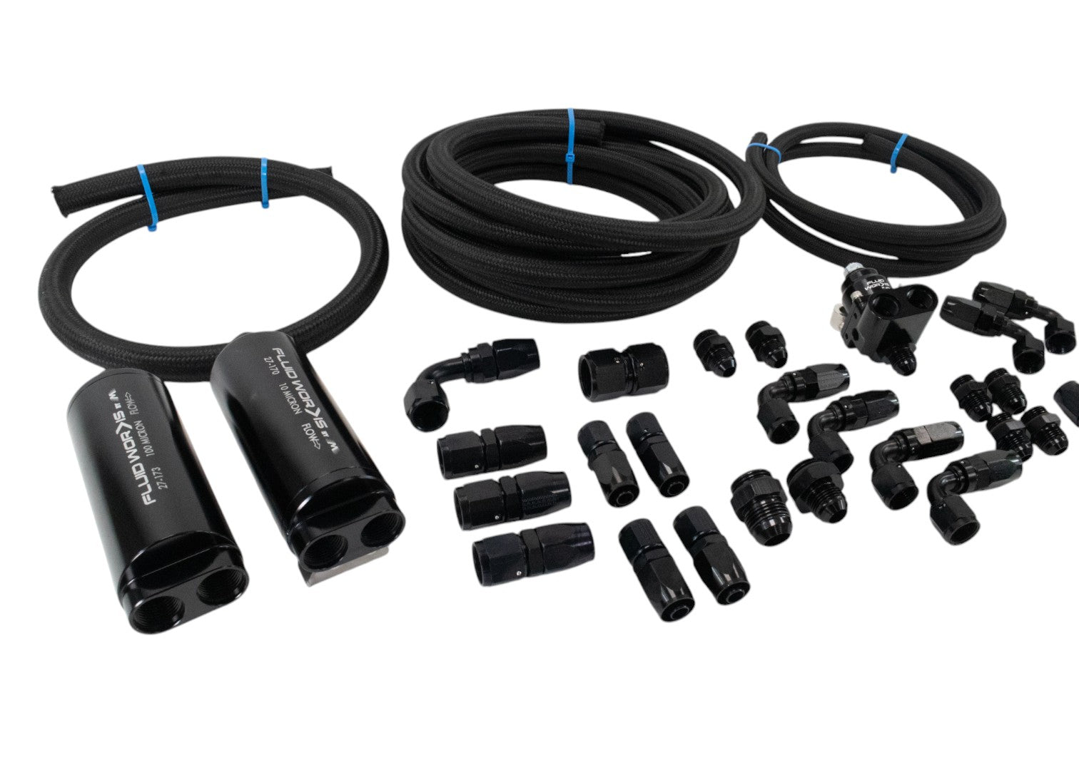Extreme Swap Fuel System Plumbing Kit - Dual 8AN Feed for High-Performance Vehicles (Compatible with Up to 6GPM Pump) - Perfect for Racing, Off-Road & Engine Upgrades