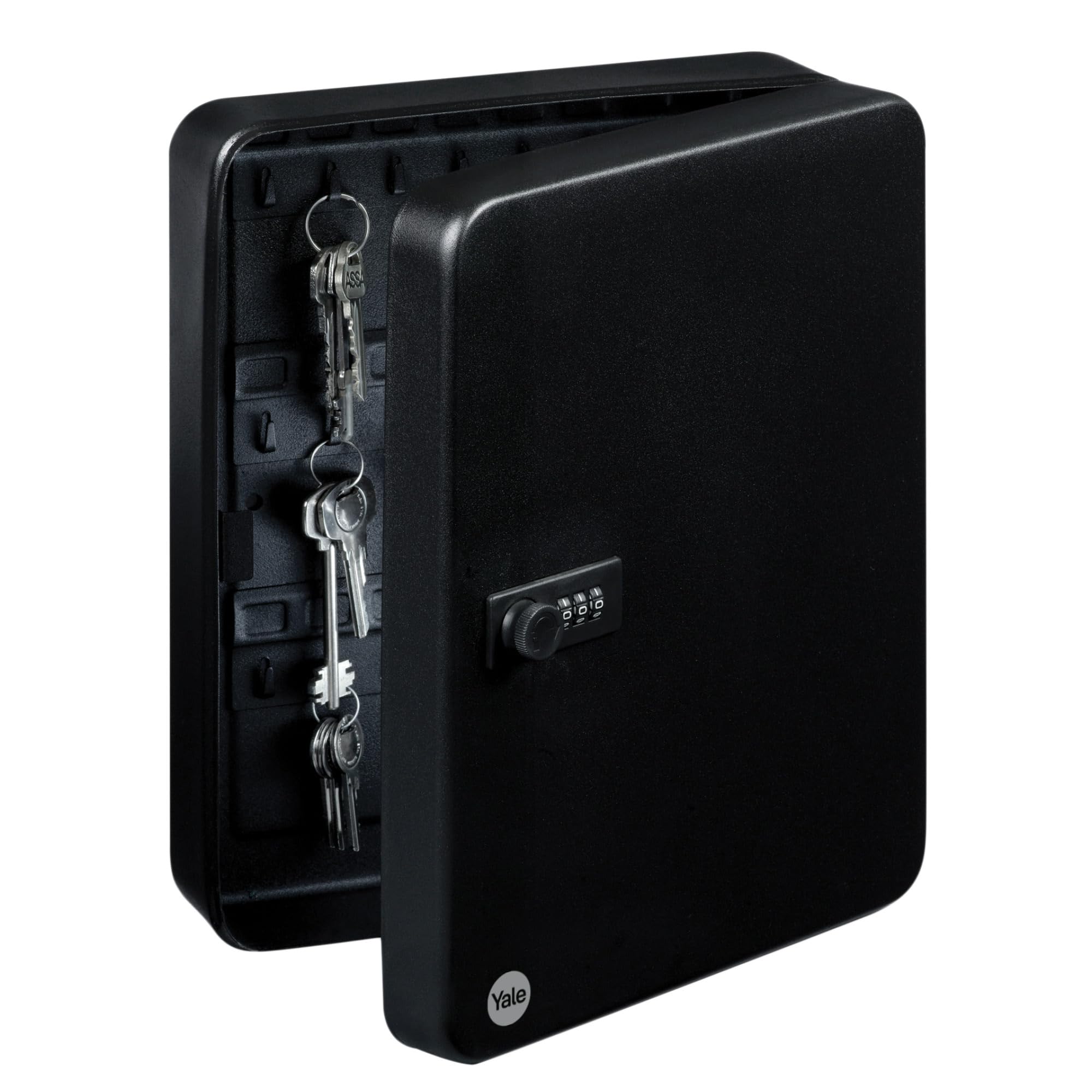 Yale YKB/200/CB2 Key Safe Combination Lock - Secure Storage for 20 Keys - Heavy Duty Weatherproof Outdoor Key Box - Ideal for Home, Office, Vacation Rental & Real Estate Use