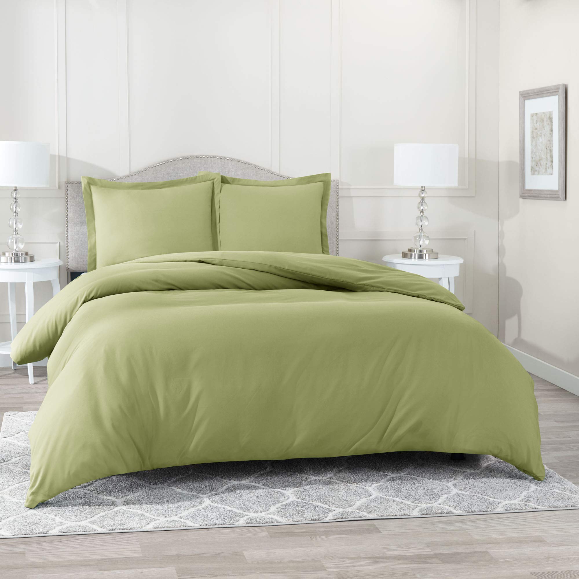 Clara Clark Ultra Soft Double Brushed Microfiber Duvet Cover Set - Full Size 80