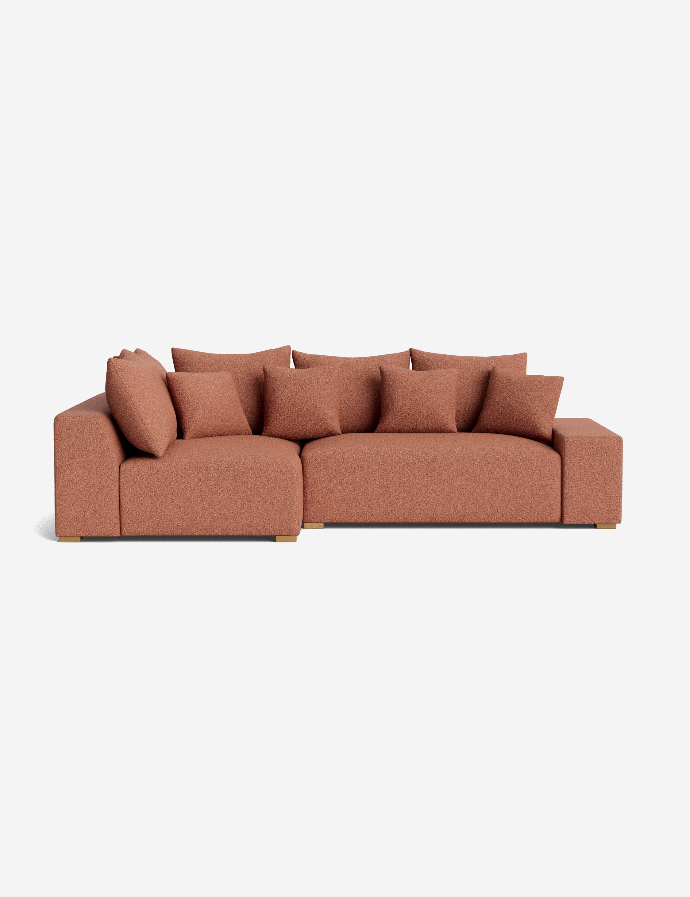 Stylish Clayton Sectional Sofa - Modern L-Shaped Couch for Living Room, Home Theater & Lounge Areas | Comfortable Fabric Upholstery & Spacious Seating