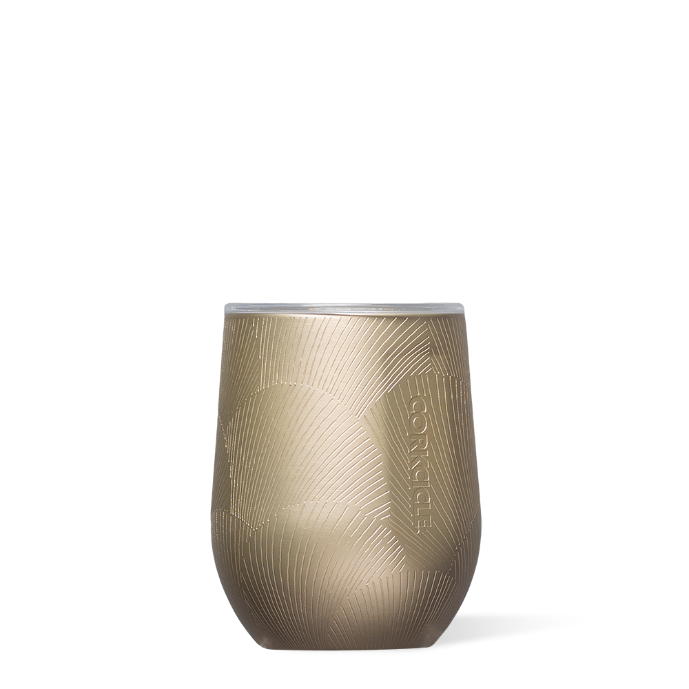 Classic Stemless Wine Glasses - Set of 4 Unbreakable Shatterproof Crystal Clear Drinking Glasses for Red Wine, Cocktails, Juice - Perfect for Parties, Weddings, Home & Outdoor Use