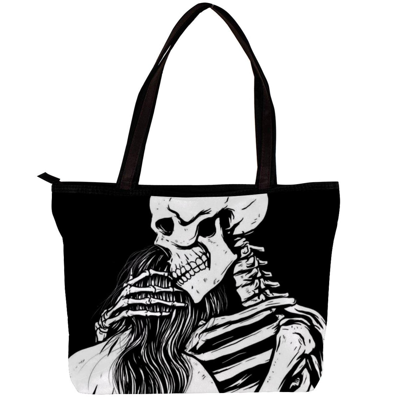 Stylish Colorful Deer Print Tote Bag for Women - Lightweight Shoulder Bag with Inner Pouch - Perfect for Shopping, Beach & Everyday Use
