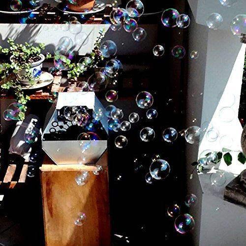 Automatic Bubble Blower Machine for Kids - Portable Bubble Maker for Parties, Weddings & Outdoor Play - Fun Bubble Blowing Toy with 500+ Bubbles per Minute - Perfect for Birthday Events, Backyard Fun & Summer Activities