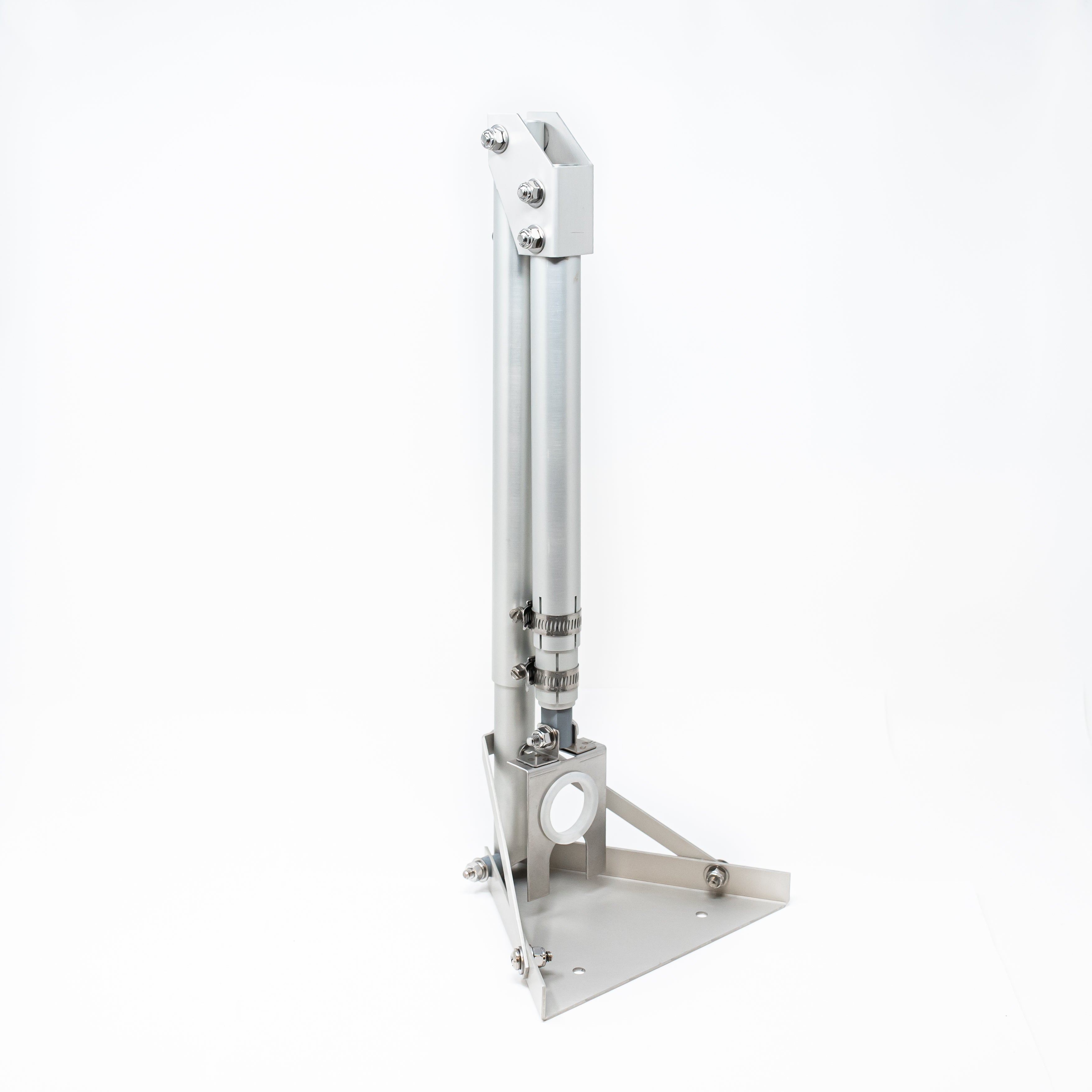 Stainless Steel Floor Mount Bracket for Ultrasonic Sensors - Secure & Durable Installation for Industrial Automation & Robotics