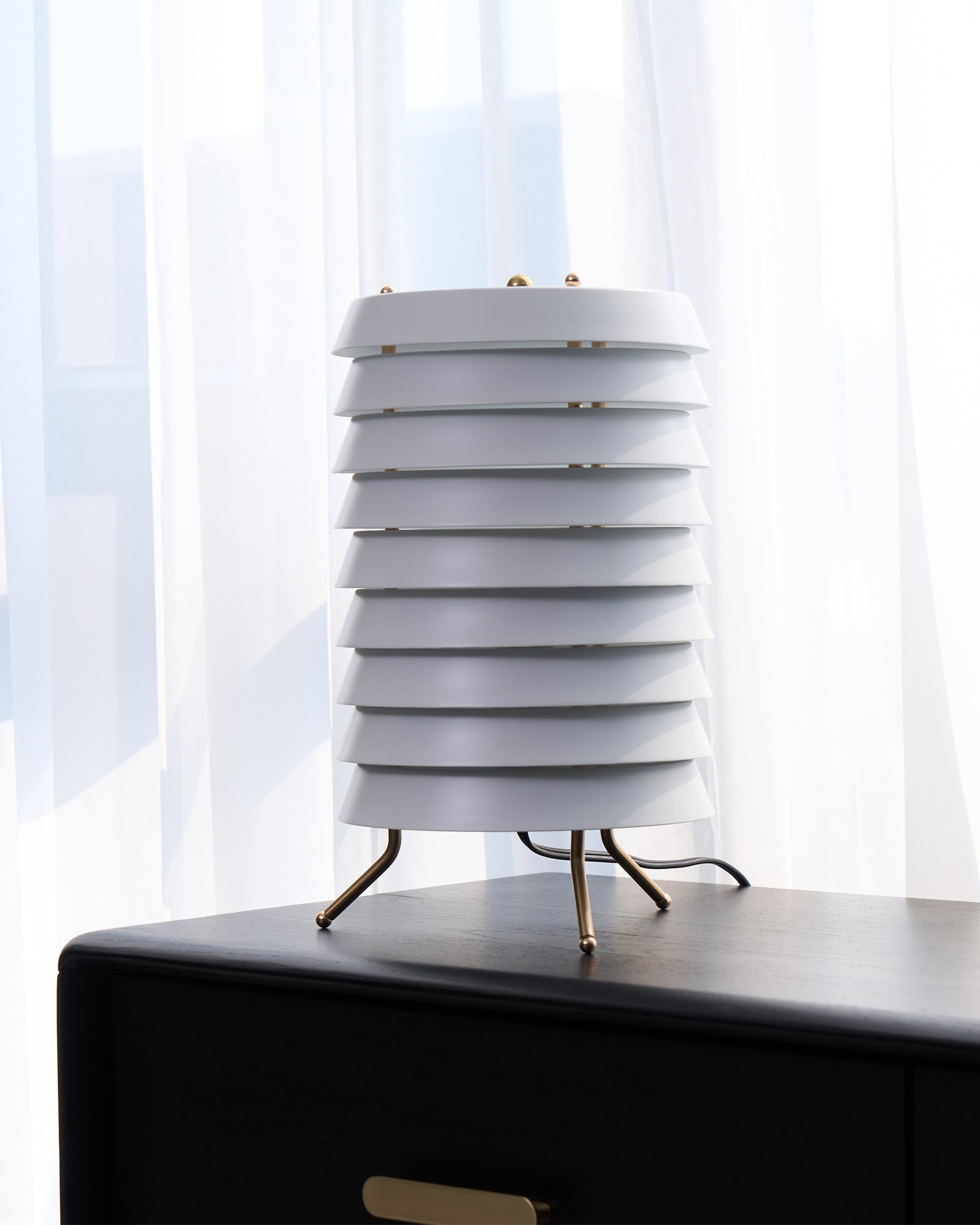 Baltic Tower Table Lamp - Modern LED Desk Light for Home Office, Bedroom & Living Room - Perfect for Reading, Working & Relaxing