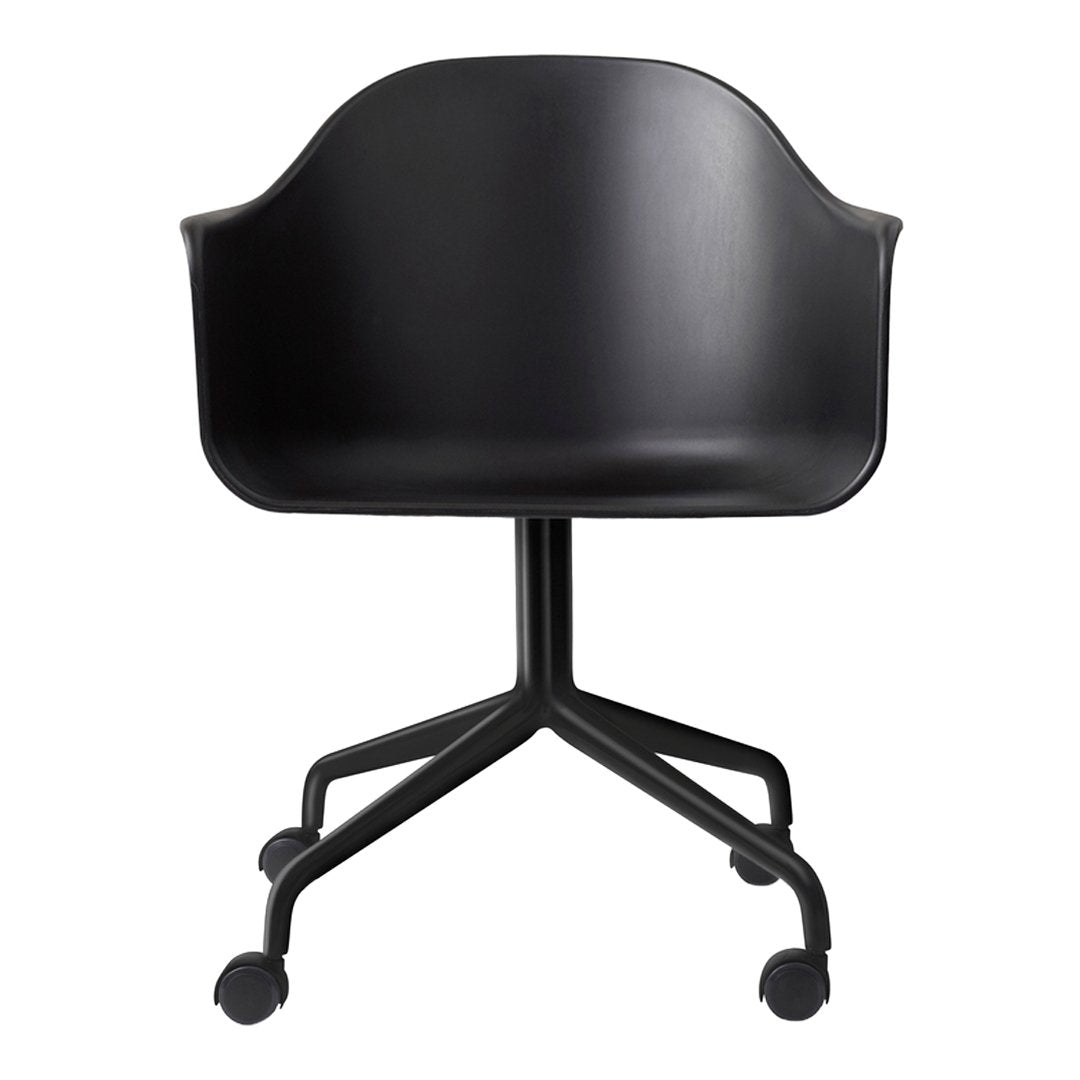 Harbour Swivel Chair with Casters - 360 Degree Rotating Office Chair for Home, Office, and Conference Room Use