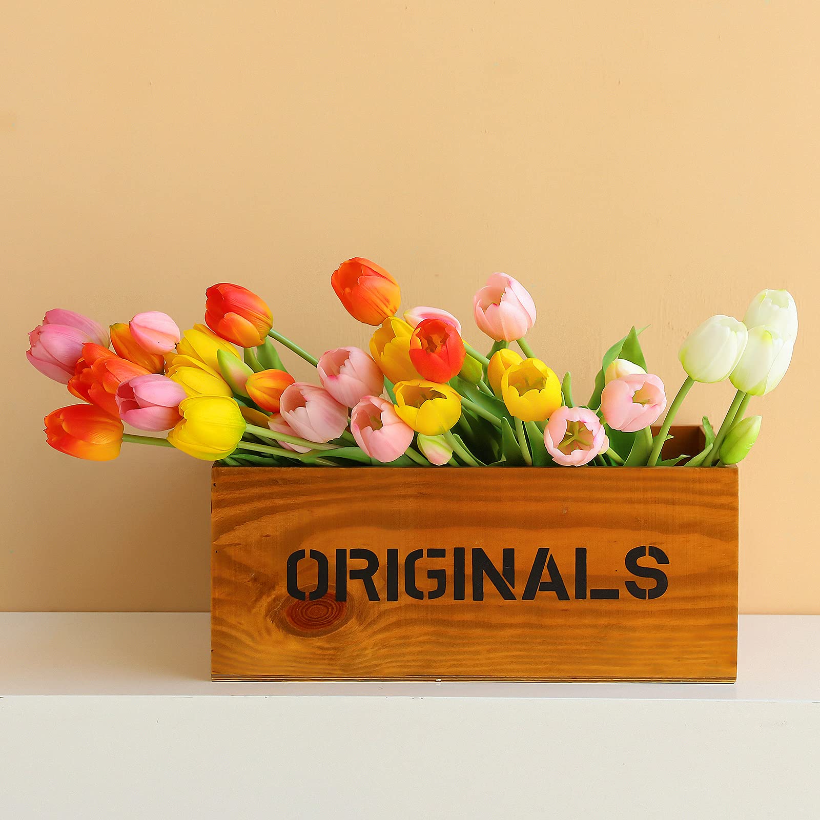 10pcs Real Touch Artificial Tulips Flowers - Soft Faux Latex Tulip Bouquet with Gift Box for Wedding, Party, Home & Room Decor (Light Purple) | Perfect for Centerpieces, Table Arrangements & DIY Floral Projects