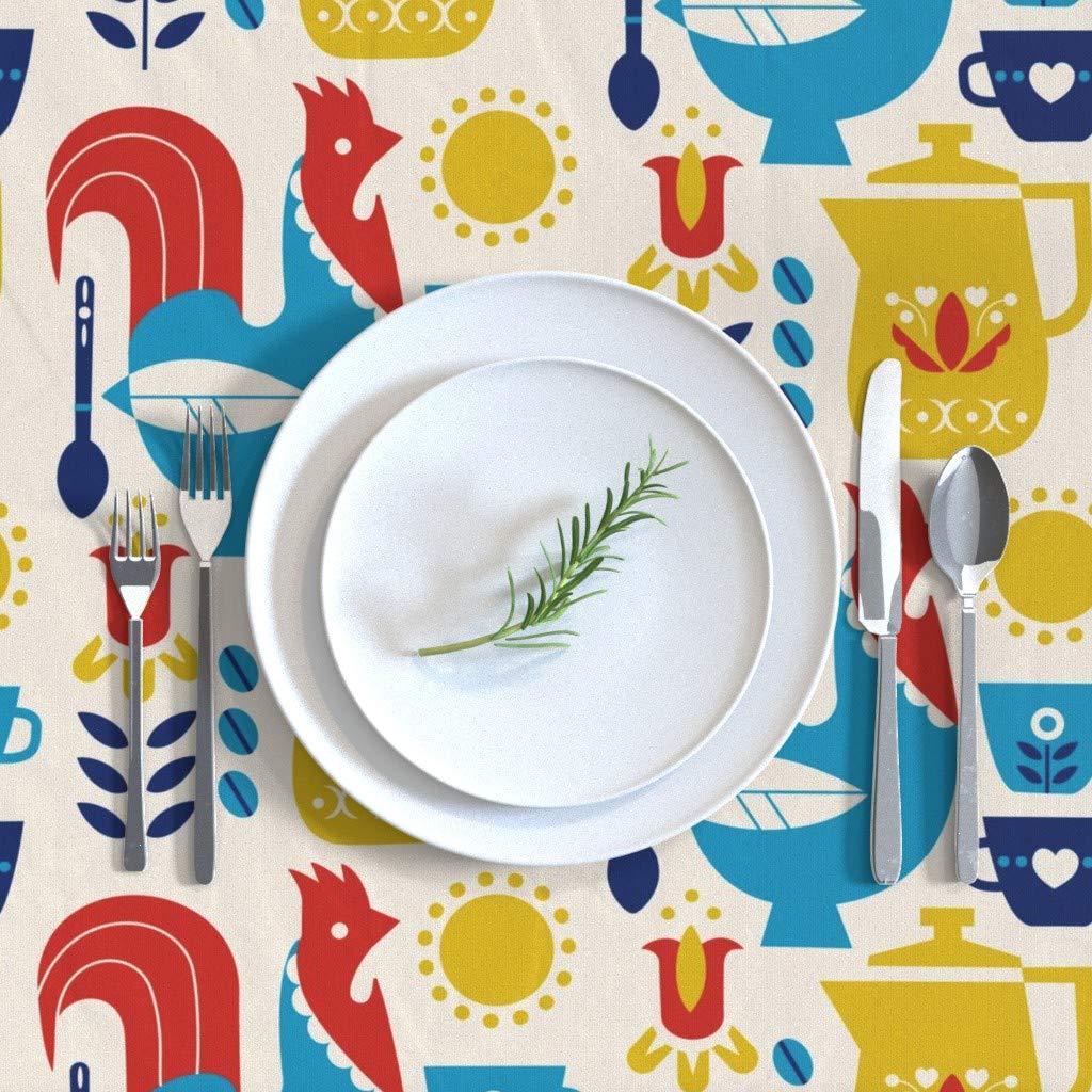 Premium Cotton Sateen Tablecloth 90
