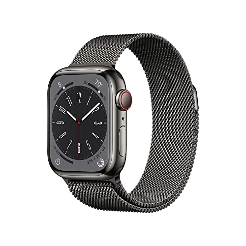 Graphite Stainless Steel Case with Graphite Milanese Loop