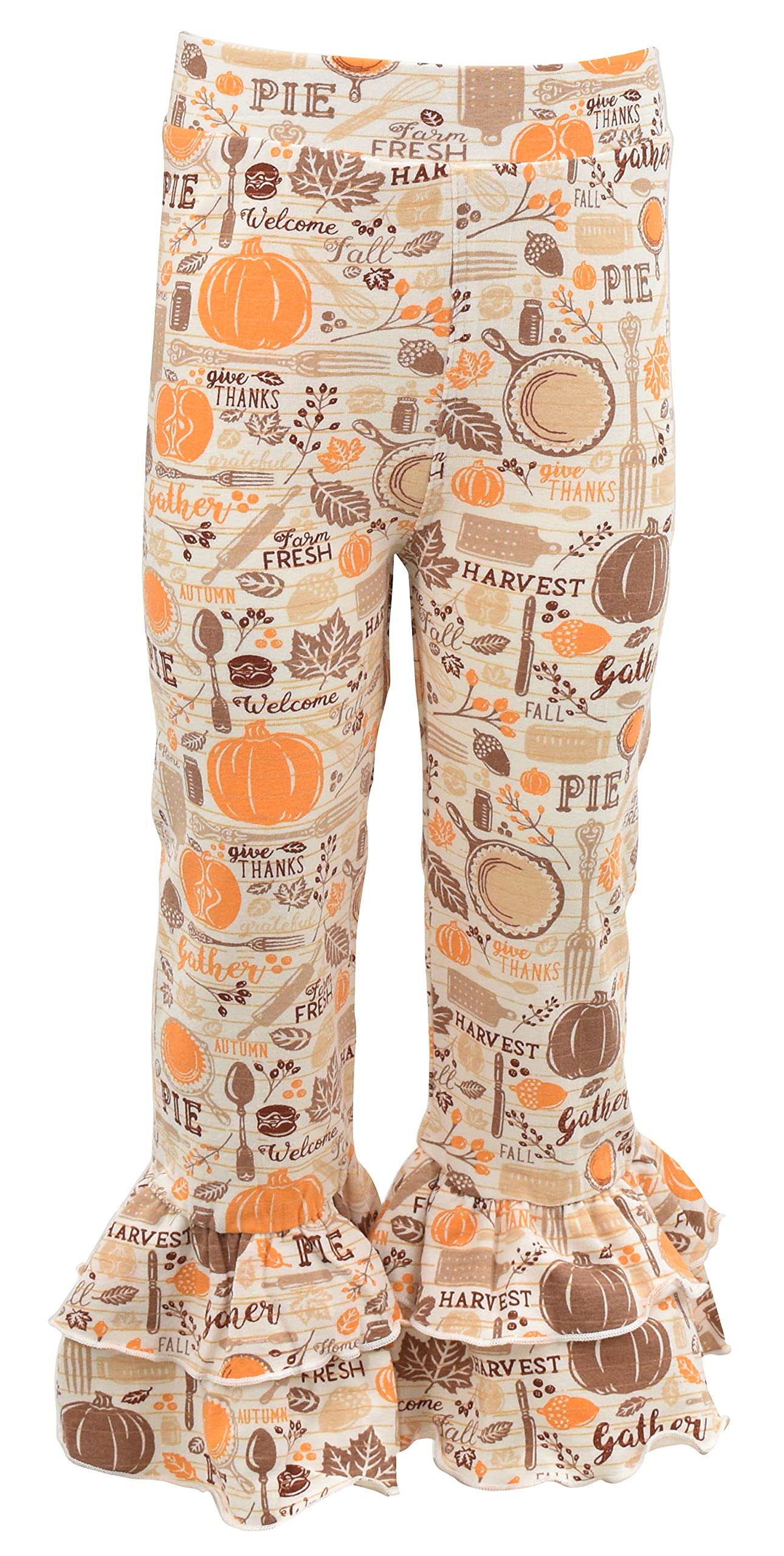 Unique 2-Piece Baby Girl Outfit - Ruffle Leggings & Shirt Set for Toddlers | Playtime & Casual Wear