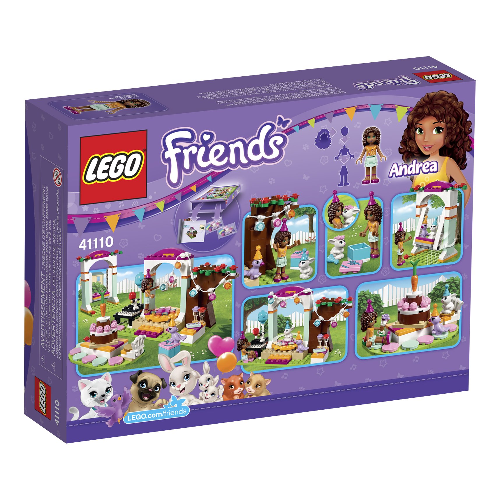 LEGO Friends Birthday Party Building Kit - 191 Pieces for Creative Play, Gift for Girls Ages 6-12 | Perfect for Birthday Celebrations, Playdates & STEM Learning Activities