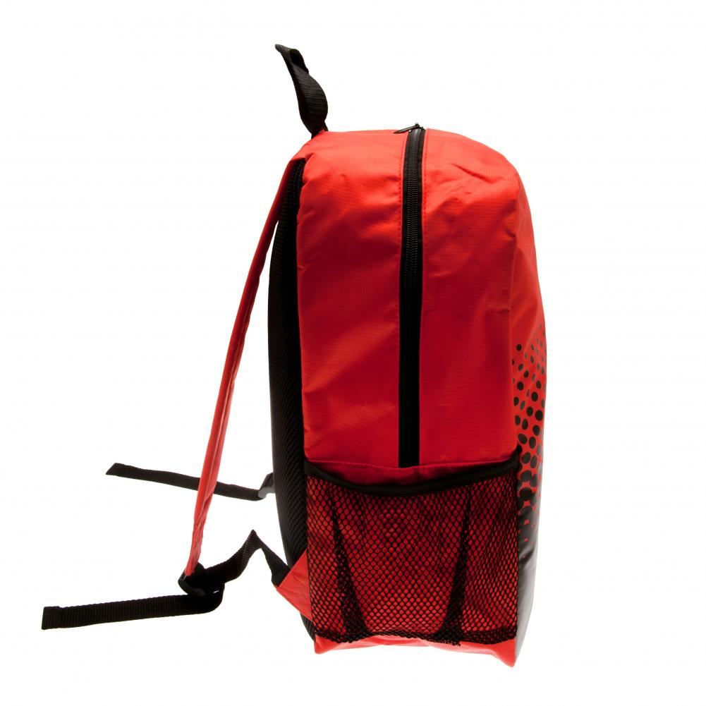 Manchester United Fade Backpack - Official Licensed Soccer Backpack for School, Travel & Sports | Durable Water-Resistant Design for Fans & Students
