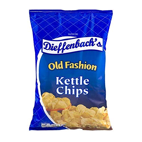 Dieffenbach's Old Fashion Kettle Chips - Crunchy Potato Snacks (3 Bags) - Perfect for Parties, Picnics & Movie Nights