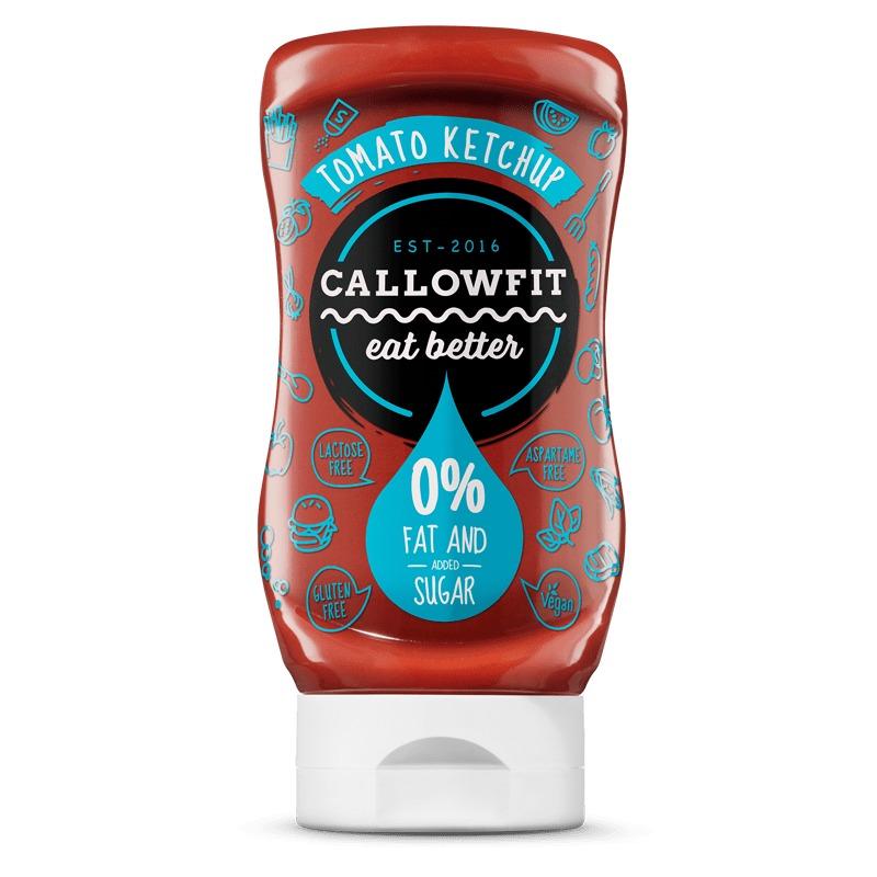 Callowfit Tomato Ketchup - Premium Organic Ketchup Sauce, No Sugar Added, Gluten Free, Vegan Friendly - Perfect for Burgers, Hot Dogs, Fries & BBQ Parties