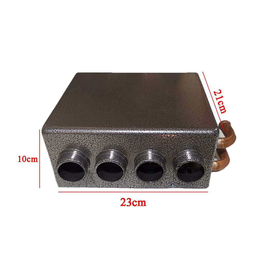 12V 24V Compact Hydronic Heater 60W Auxiliary Car Heater with Mountable Switch - Universal Fit for Cars, Trucks, RVs & Boats (Includes Installation Kit) - Perfect for Winter Driving & Vehicle Warm-Up