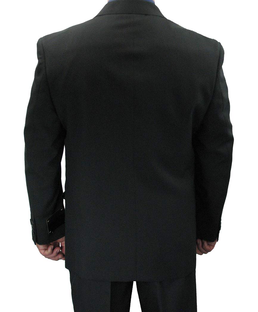 Premium Sharp Hand Tailored 2-Piece Men's Double Breasted Suit Set with 1 Pair of Dress Socks - Formal Business Attire for Weddings, Interviews & Special Occasions