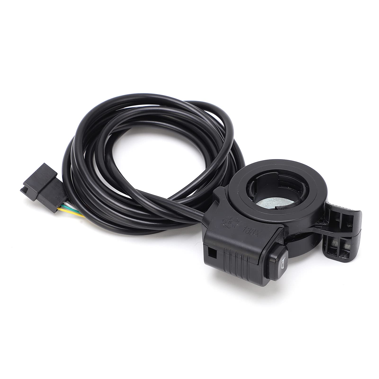 VBESTLIFE Electric Thumb Throttle Speed Controller with Horn - Adjustable Dial for E-Bikes, Scooters & ATVs - Perfect for Commuting, Off-Roading & DIY Electric Vehicle Modifications