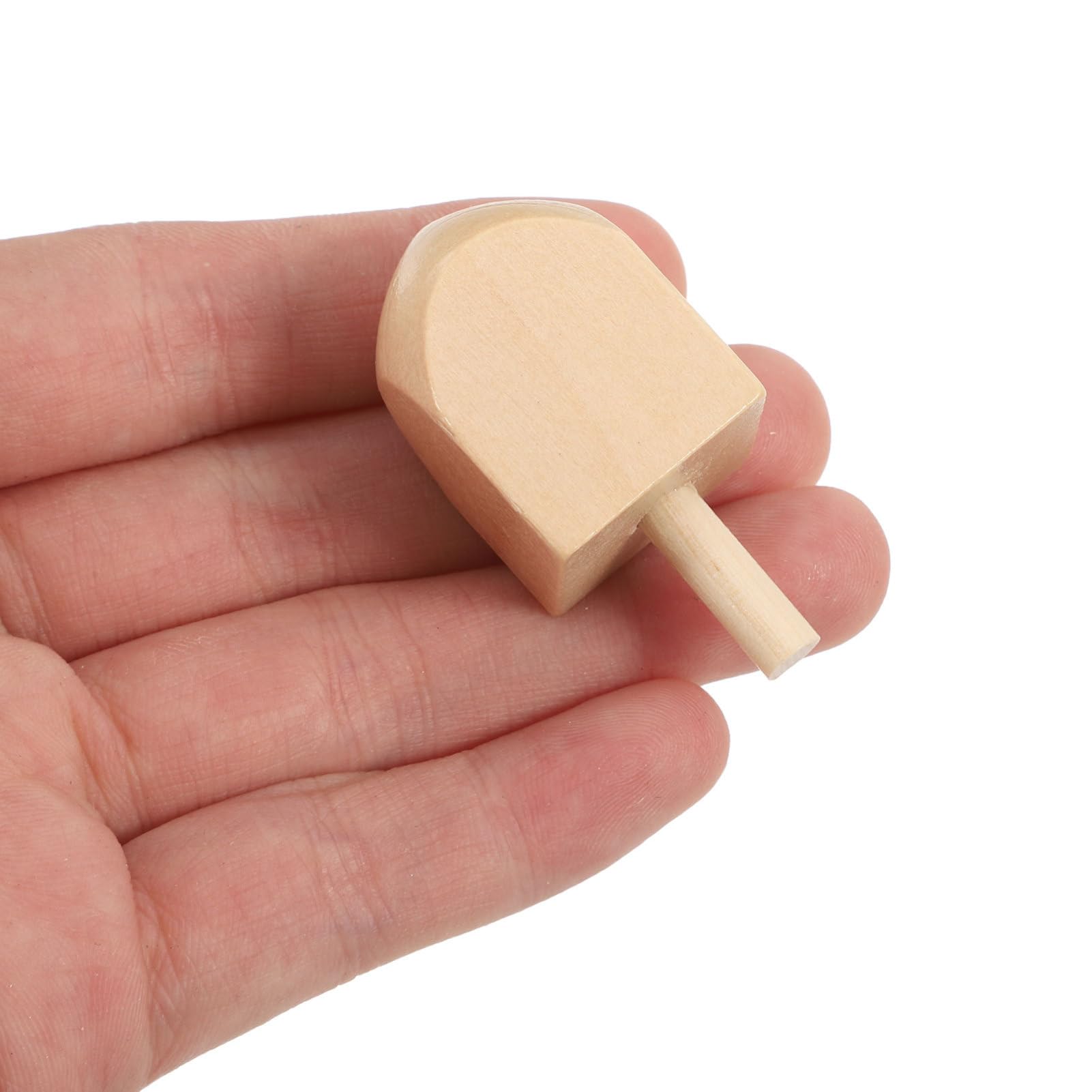 10pcs Unfinished Wooden Hanukkah Dreidels - DIY Craft Painting Toys for Kids, Educational Jewish Holiday Game for Boys and Girls - Perfect for Hanukkah Parties, Classroom Activities & Holiday Decorations