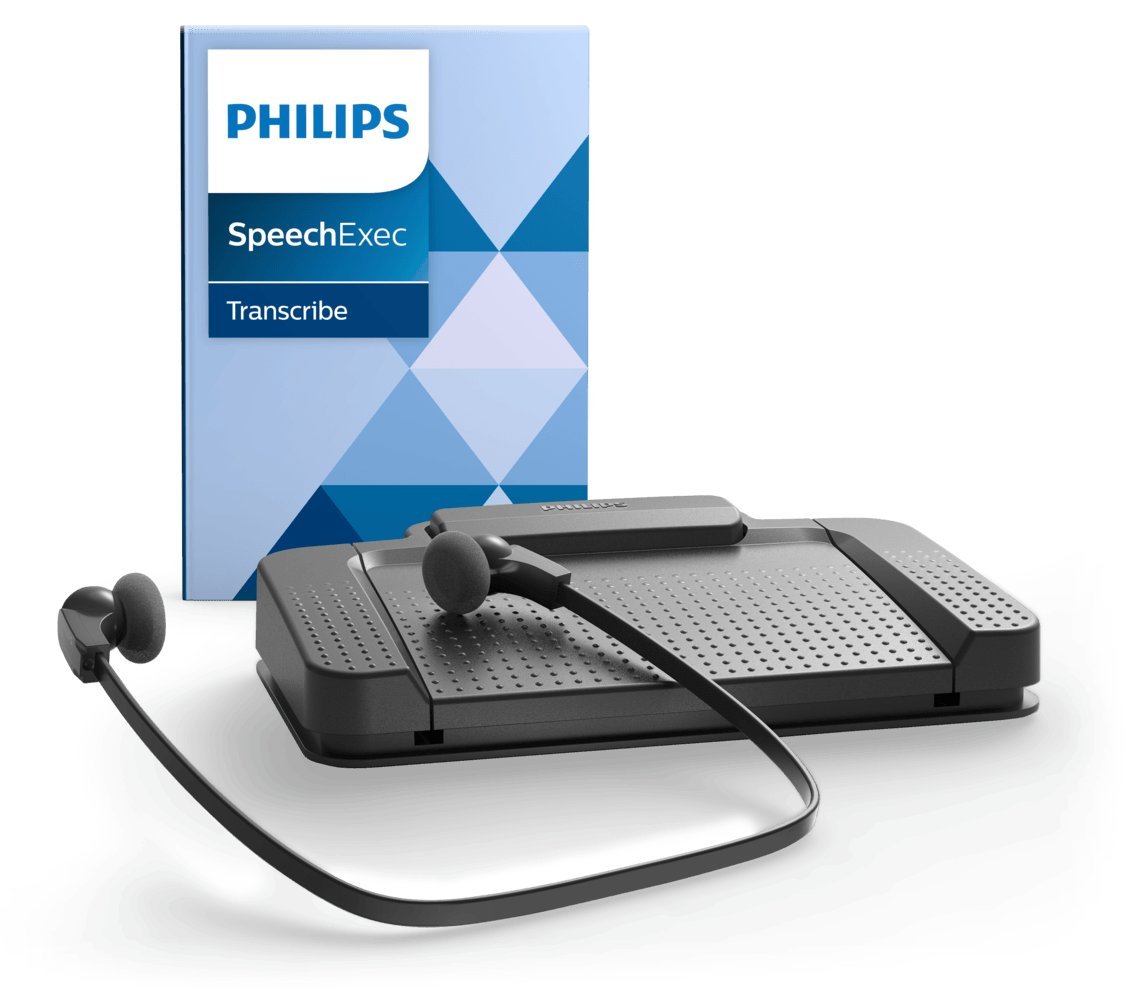 Philips LFH7177-06 Digital Dictation Recorder with SpeechExec Basic Transcription Software & 2-Year Subscription Kit - Perfect for Medical, Legal & Business Professionals