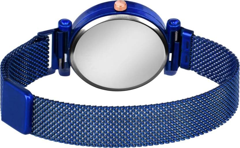 GIFFEMANS Luxury Diamond Round Dial Magnetic Bracelet Watch for Women - Perfect for Formal Events, Parties & Everyday Elegance