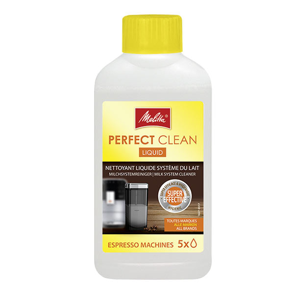 Melitta Perfect Clean Milk System Liquid - Coffee Machine Cleaner for Espresso & Drip Coffee Makers - Removes Milk Residue & Keeps Your Machine Fresh - Ideal for Home & Office Use