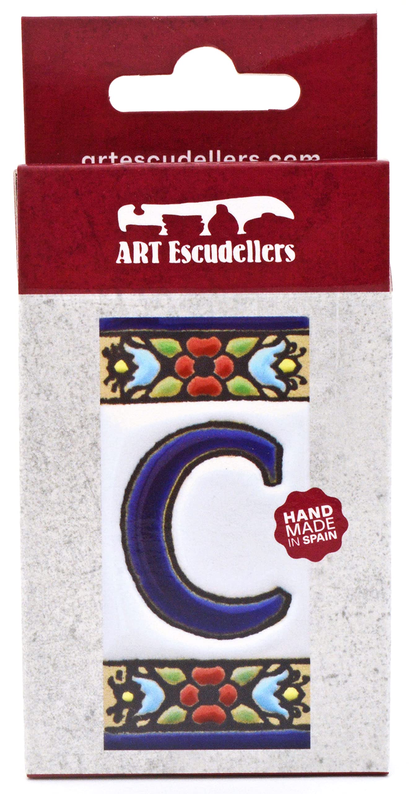 3 Inch Handpainted House Letter Tiles - Custom Address Numbers & Names for Home Signs | Flores Mini Design 2.87