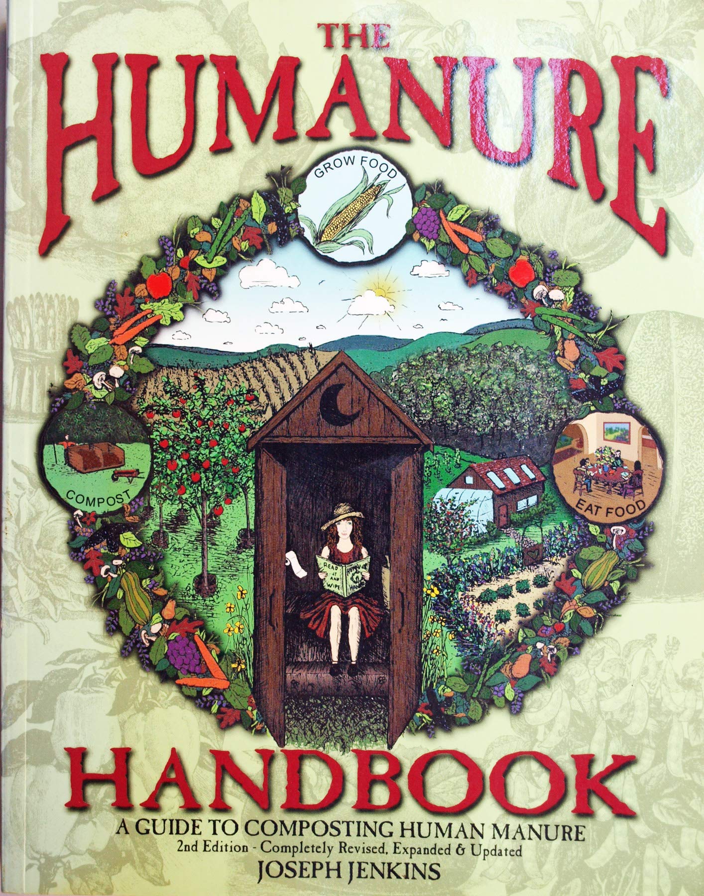 The Humanure Handbook: Complete Guide to Composting Human Waste for Organic Gardening - 2nd Edition | Sustainable Living, Off-Grid Homesteading & Eco-Friendly Waste Management