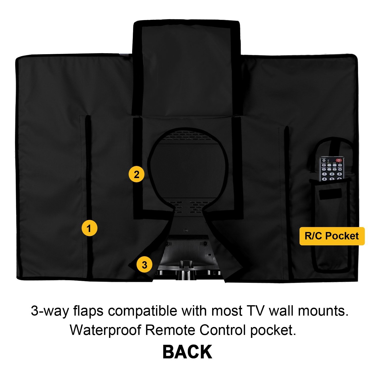 KHOMO GEAR Waterproof Outdoor TV Cover for 40
