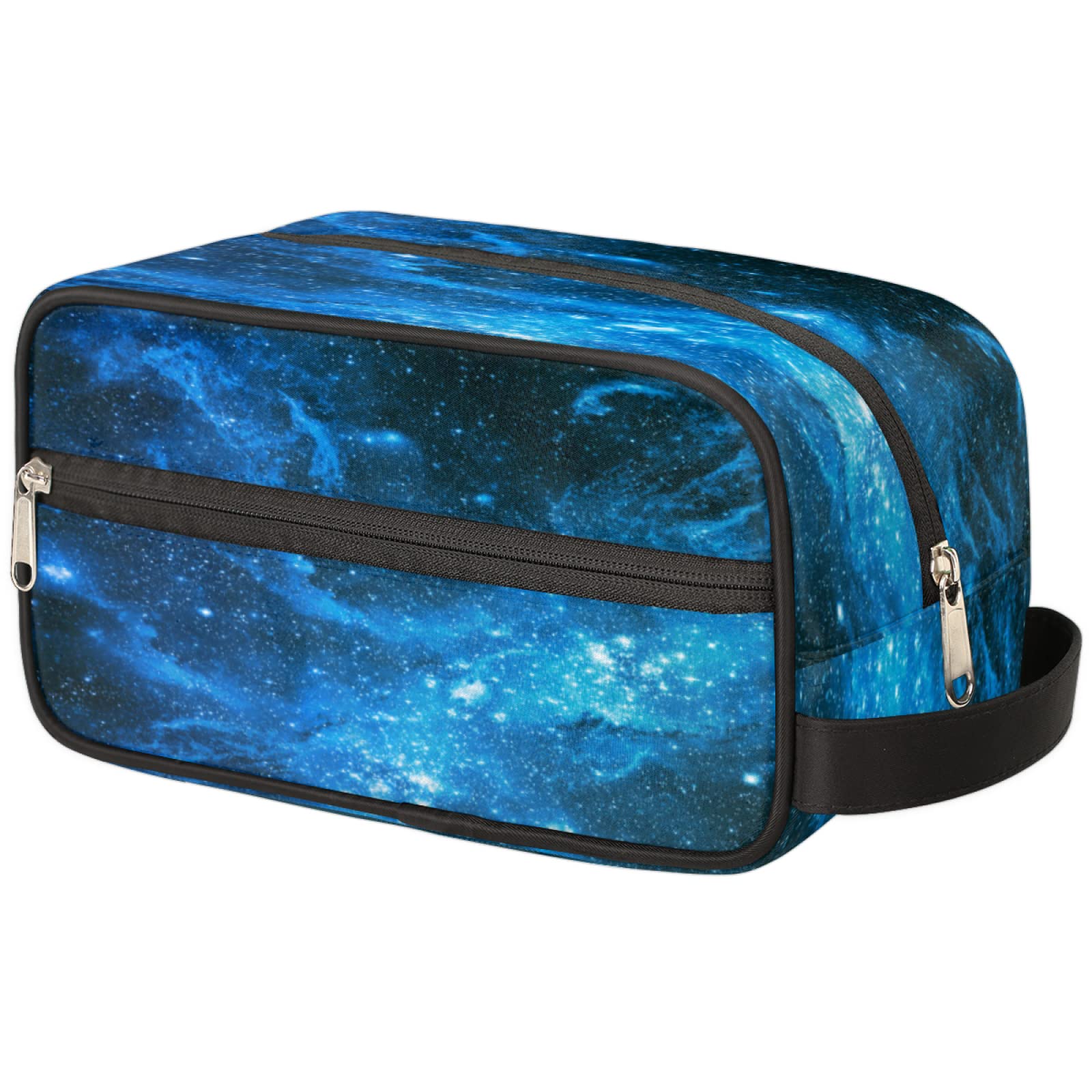 Galaxy Stars Travel Toiletry Bag for Men & Women - Cosmetic & Shaving Organizer for Camping & Trips