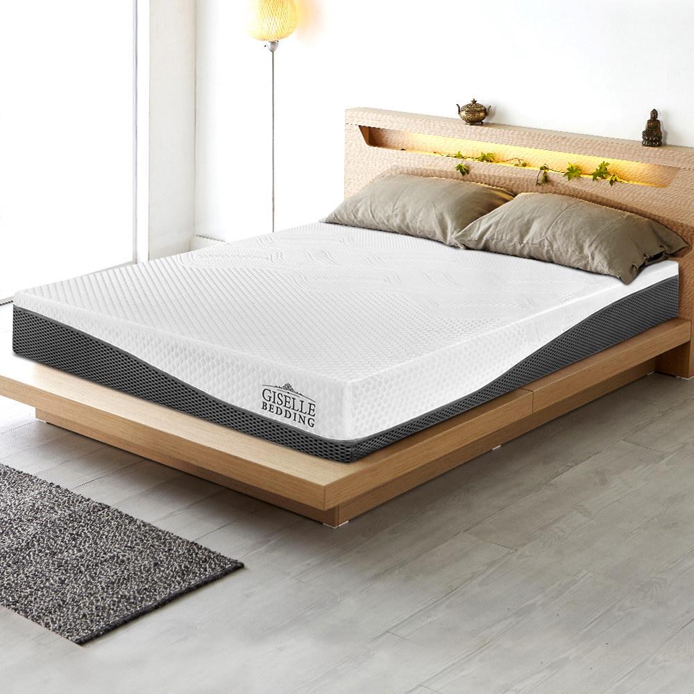Double Size Memory Foam Mattress with Cooling Gel Technology - No Springs, Pressure Relief for Side Sleepers & Back Pain Relief - Perfect for Guest Rooms, Dorms & Small Apartments