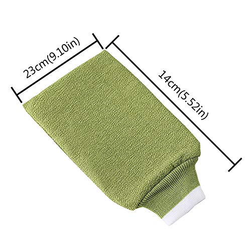Exfoliating Gloves for Deep Cleansing - 3 Pack Double-Sided Body Scrub Mitt for Healthy Soft Skin | Perfect for Shower, Spa & Dry Brushing Routine