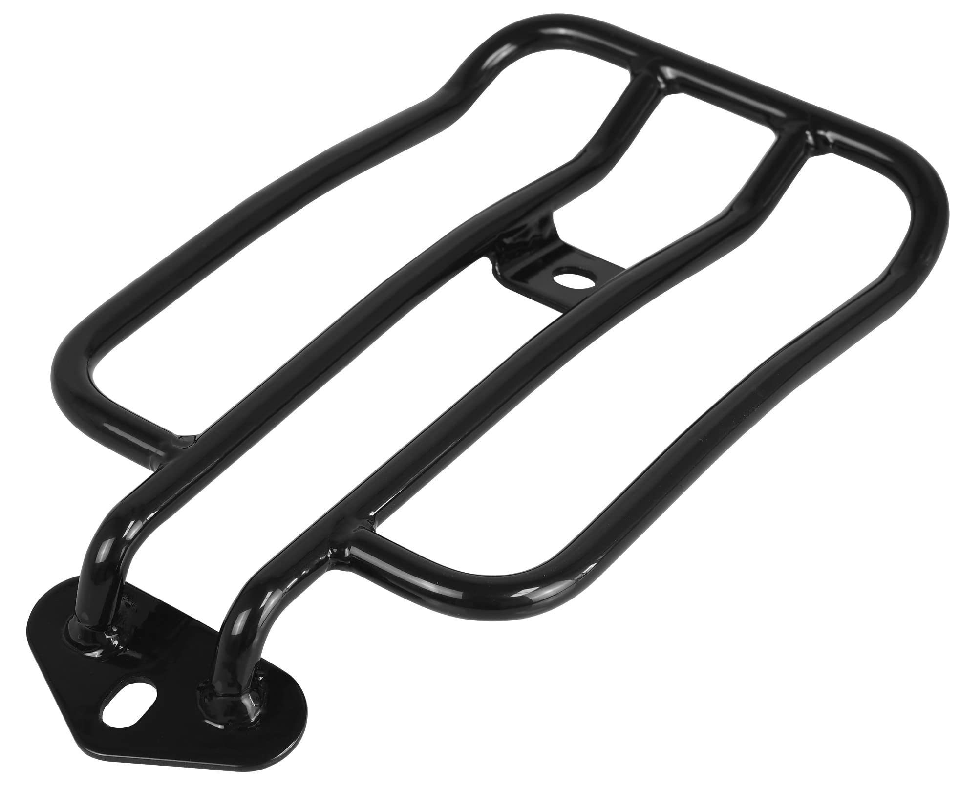 Heavy Duty Motorcycle Rear Luggage Rack for Harley Davidson Sportster XL 883/48/72/1200 (2004-2015) - Black Steel Solo Seat Support Shelf | Perfect for Touring, Commuting & Long-Distance Riding