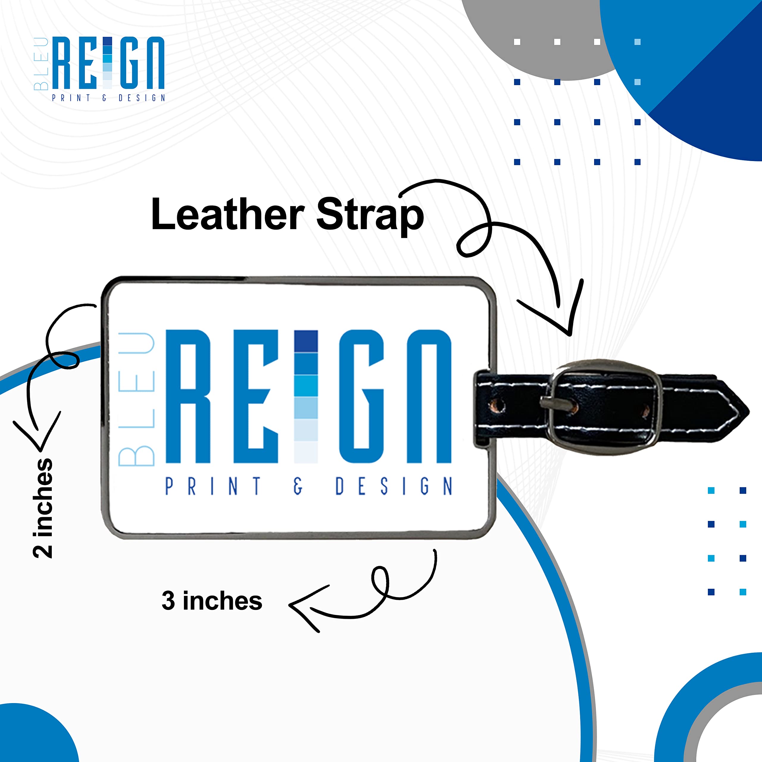 Personalized Dog Luggage Tag - Custom Name I Love My Miniature Pinscher | Durable Pet ID Tag for Travel | Perfect for Suitcases, Backpacks & Pet Carriers