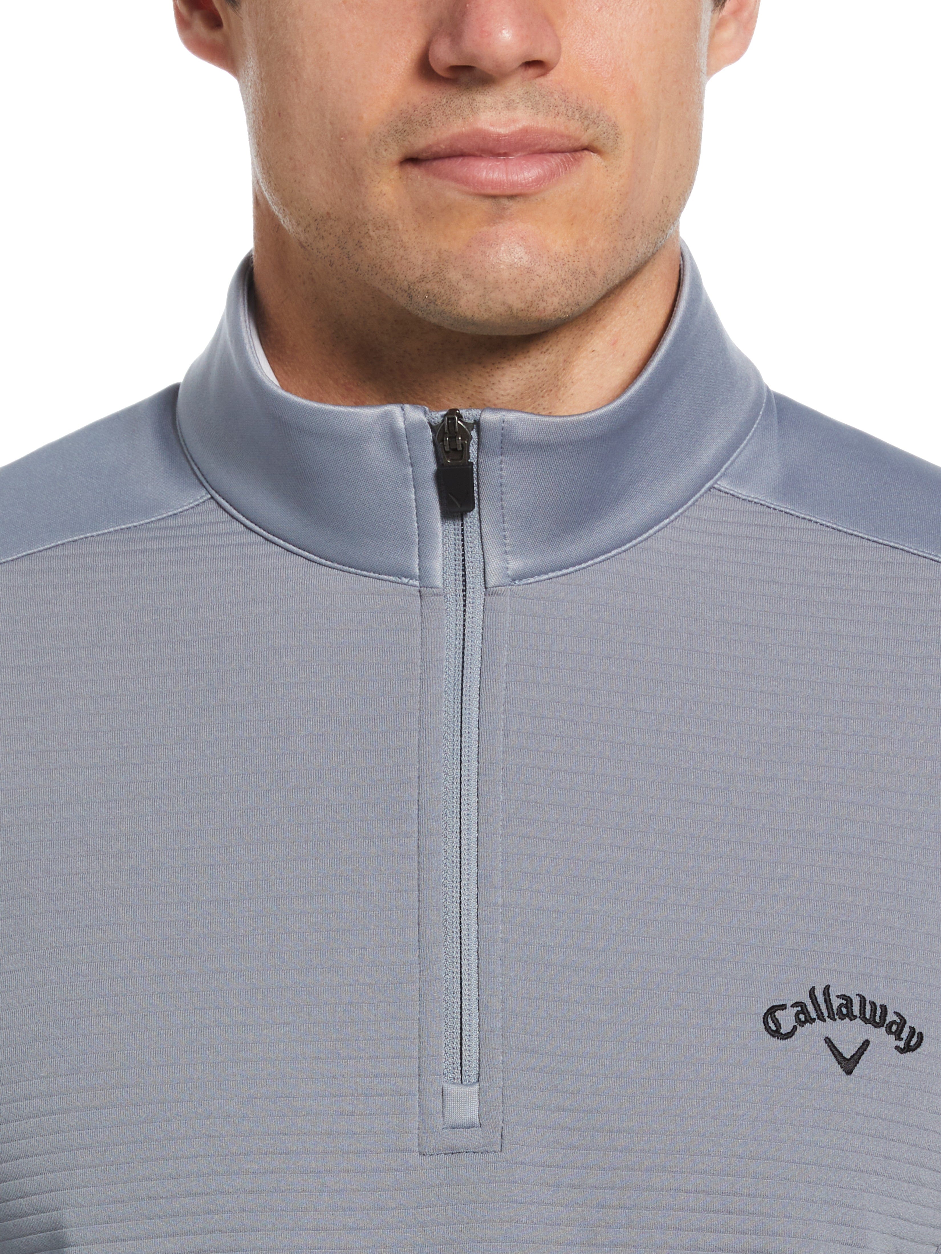 Men's Ottoman Quarter Zip Sweater - Lightweight & Comfortable Pullover for Casual Wear, Office, and Outdoor Activities